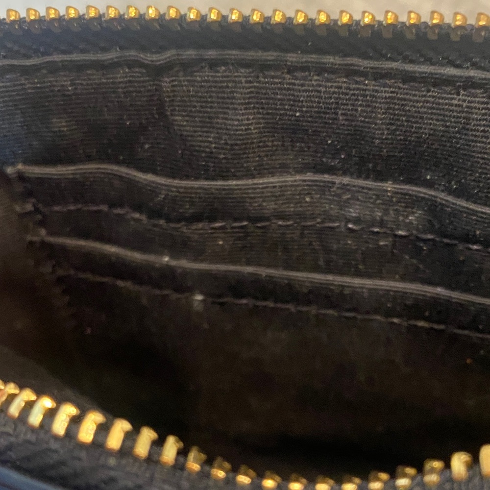 Coach Brown and Black Wristlet with Gold Logo - Picture 4 of 6